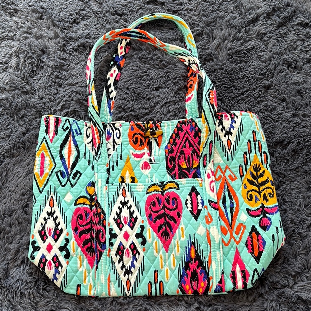 Colorful Patterned Tote Bag- Vera Bradley